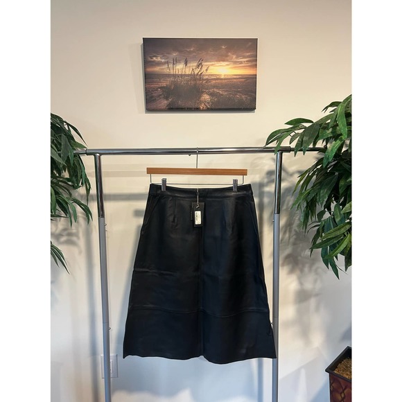 Rag & Bone A-line leather skirt - Picture 6 of 6